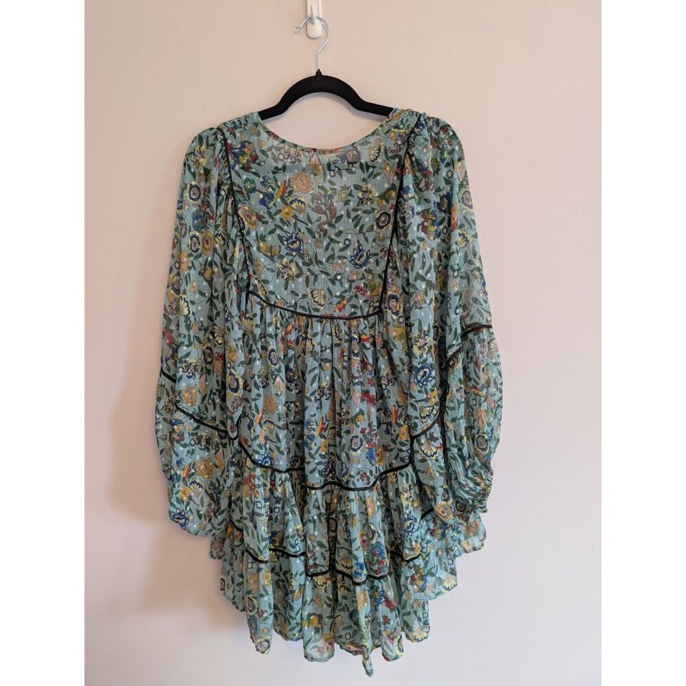 Free People Free Swinging Mini Dress Tunic size Small - Picture 6 of 7